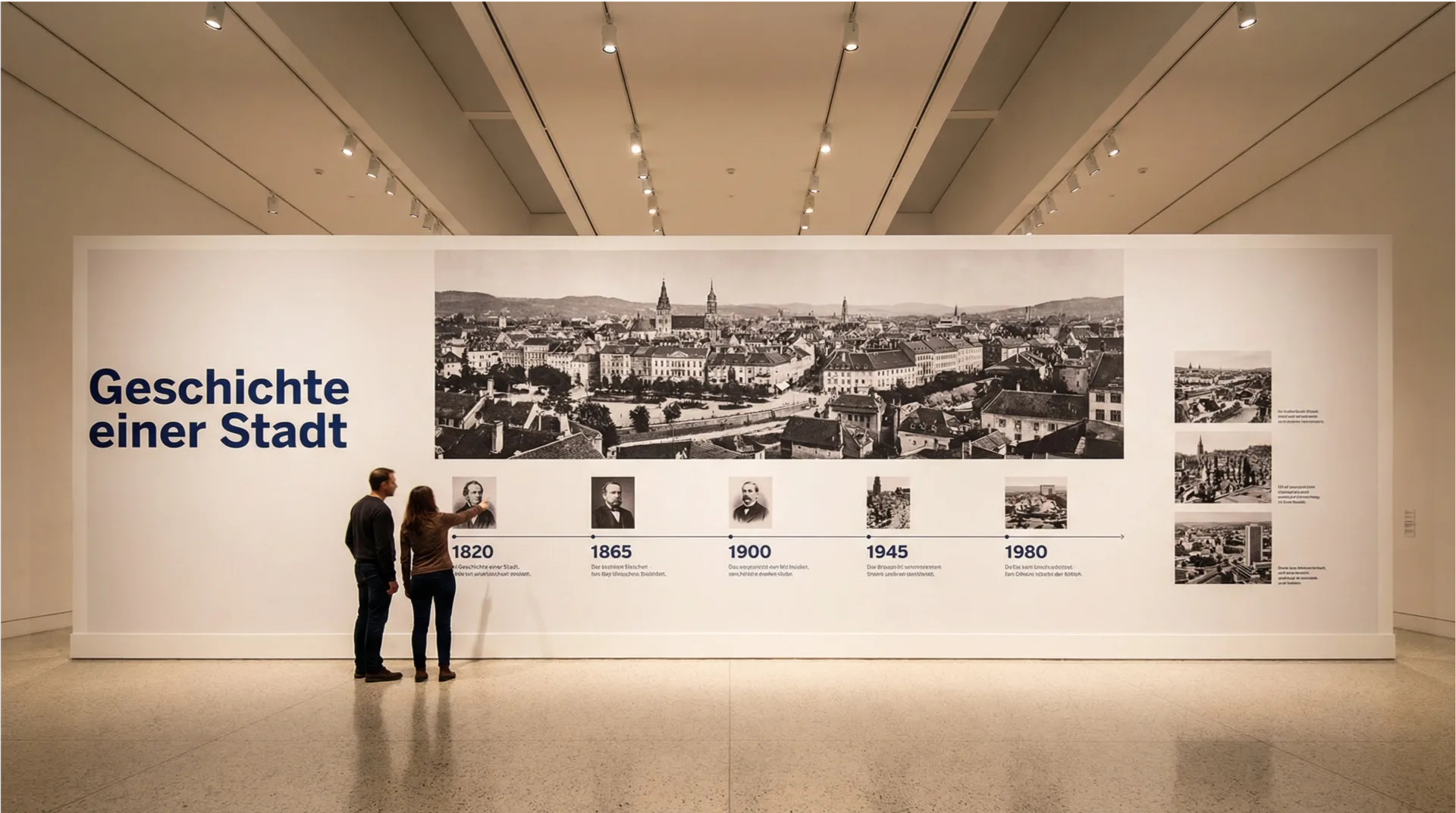 Wanddruck Museum Ausstellung — Direktdruck Kultureinrichtung