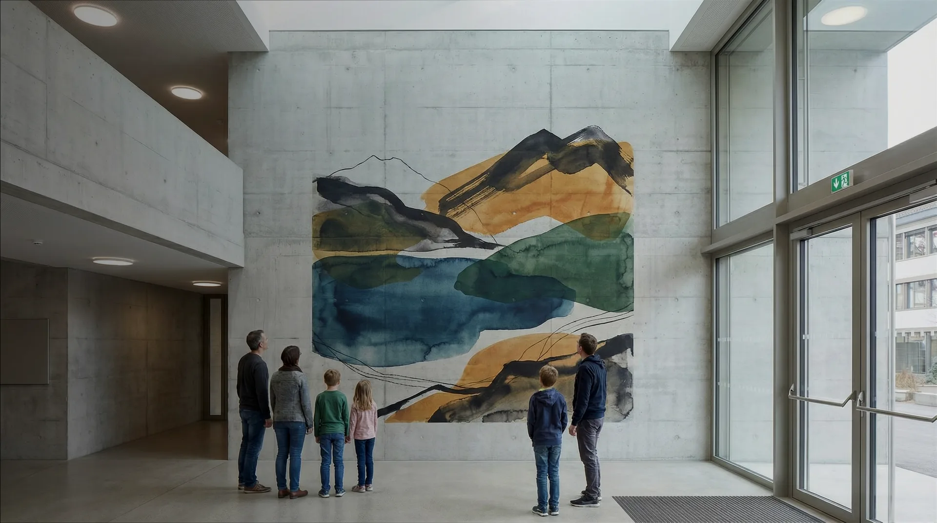 Wandgestaltung Identität — strategische Wirkfläche